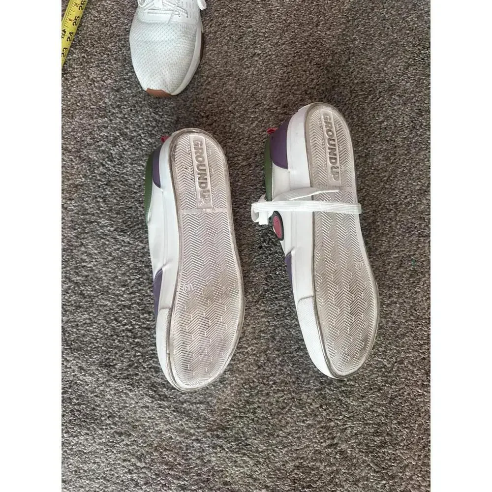 Buzz Lightyear Disney Shoes - White, Green, and Purple - Picture 4 of 5